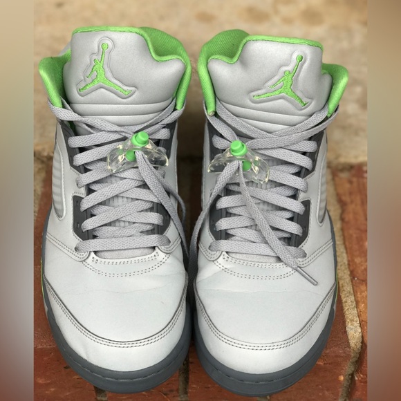 Air Jordan Retro 5 Green Bean Size 10.5 - Picture 3 of 10